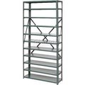 Global Equipment Open Style Steel Shelf - 11 Shelves No Bins 36"Wx12"Dx73"H Ready To Assemble 239620